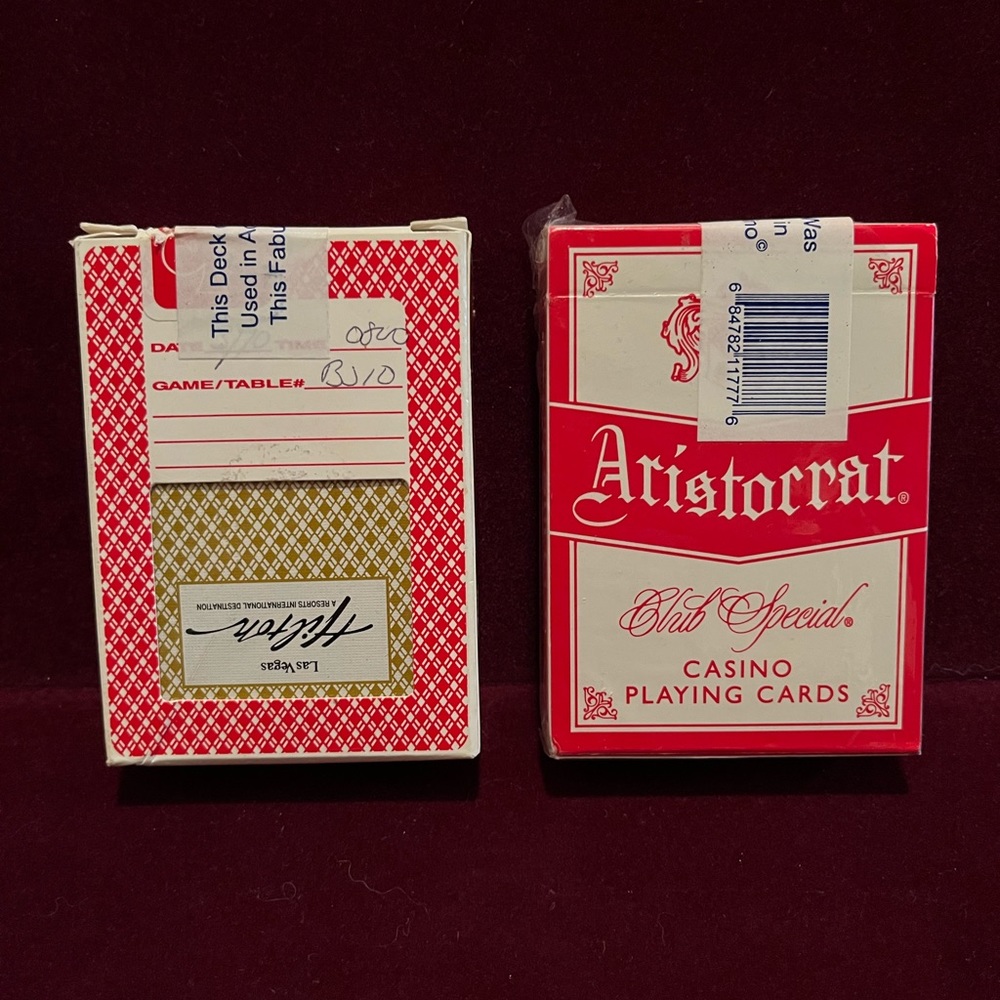 Hilton Casino Playing Cards